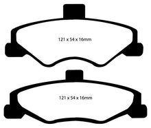 Carica l&#39;immagine nel visualizzatore di Gallery, EBC 98-02 Chevrolet Camaro (4th Gen) 3.8 Redstuff Rear Brake Pads