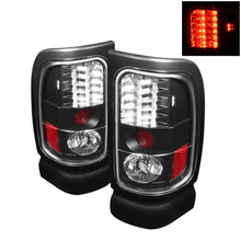 Carica l&#39;immagine nel visualizzatore di Gallery, Spyder Dodge Ram 1500 94-01/Ram 2500/3500 94-02 LED Tail Lights Black ALT-YD-DRAM94-LED-BK