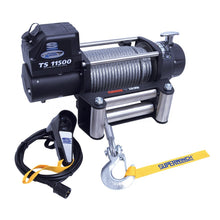 Cargar imagen en el visor de la galería, Superwinch 11500 LBS 12 VDC 3/8in x 84ft Steel Rope Tiger Shark 11500 Winch