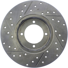 Carica l&#39;immagine nel visualizzatore di Gallery, StopTech Slotted &amp; Drilled Sport Brake Rotor