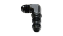 गैलरी व्यूवर में इमेज लोड करें, Vibrant -10AN Bulkhead Adapter 90 Degree Elbow Fitting - Anodized Black Only