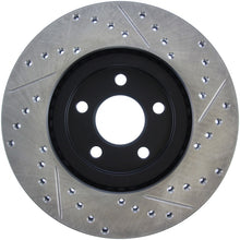 Charger l&#39;image dans la galerie, StopTech 03-09 Chrysler PTCruiser Tur / 03-05 Dodge Neon SRT-4 Front Right Slotted &amp; Drilled Rotor