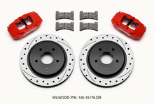 गैलरी व्यूवर में इमेज लोड करें, Wilwood DPC56 Rear Caliper &amp; Rotor Kit Red Corvette All C5 / Base C6 1997-2013