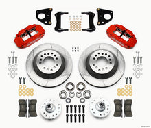 गैलरी व्यूवर में इमेज लोड करें, Wilwood Narrow Superlite 6R Front Hub &amp; 1PC Rtr Kit 12.88in-Red 62-72 CDP B &amp; E Body-Drum