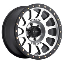 Laden Sie das Bild in den Galerie-Viewer, Method MR305 NV 17x8.5 0mm Offset 6x135 94mm CB Machined/Black Street Loc Wheel