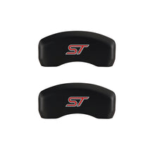 Charger l&#39;image dans la galerie, MGP 4 Caliper Covers Engraved Front &amp; Rear No bolts/ST Red finish silver ch