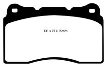 गैलरी व्यूवर में इमेज लोड करें, EBC 04-05 Cadillac CTS-V 5.7 Bluestuff Front Brake Pads