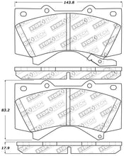 Laden Sie das Bild in den Galerie-Viewer, StopTech 13-18 Toyota Land Cruiser Performance Front Brake Pads