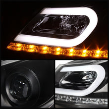 Cargar imagen en el visor de la galería, Spyder Mercedes Benz W204 C-Class 12-13 Projector Halogen Model- DRL Blk PRO-YD-MBW20412-DRL-BK
