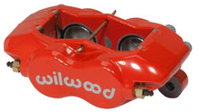 गैलरी व्यूवर में इमेज लोड करें, Wilwood Caliper-Forged DynaliteI w/Dust Seal-Red 1.38in Pistons .81in Disc