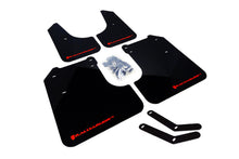 Load image into Gallery viewer, Rally Armor 08-10 WRX (hatch &amp; sedan) / 08-11 Subaru 2.5i UR Black Mud Flap w/ White Logo