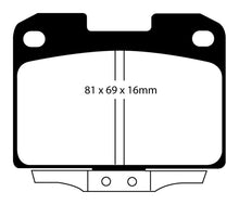 Carica l&#39;immagine nel visualizzatore di Gallery, EBC 94-96 Dodge Stealth 3.0 4WD Redstuff Rear Brake Pads