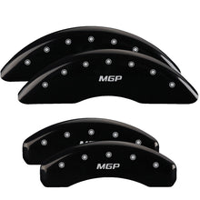 Charger l&#39;image dans la galerie, MGP 4 Caliper Covers Engraved Front &amp; Rear MGP Black Finish Silver Characters 2016 Kia Sedona