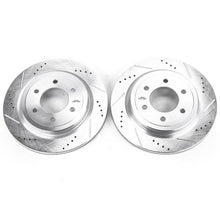 Carica l&#39;immagine nel visualizzatore di Gallery, Power Stop 18-19 Ford Expedition Rear Evolution Drilled &amp; Slotted Rotors - Pair
