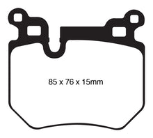 Charger l&#39;image dans la galerie, EBC 08-10 BMW 135 3.0 Twin Turbo Redstuff Rear Brake Pads