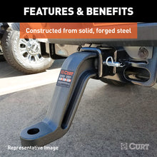 Carica l&#39;immagine nel visualizzatore di Gallery, Curt Industrial Duty Forged Ball Mount (3in Shank 21000lbs 4in Drop 9in Long)