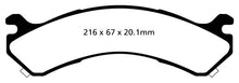 Cargar imagen en el visor de la galería, EBC 01-05 Chevrolet Silverado 3500 (2WD) Yellowstuff Rear Brake Pads