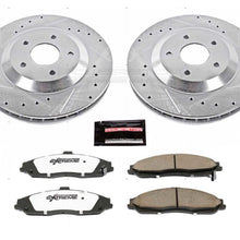 Carica l&#39;immagine nel visualizzatore di Gallery, Power Stop 2004 Cadillac XLR Front Z26 Street Warrior Brake Kit