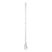 Load image into Gallery viewer, Curt 27in Safety Chain w/1 Snap Hook (5000lbs Clear Zinc)