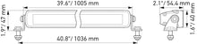 Laden Sie das Bild in den Galerie-Viewer, Hella Universal Black Magic 40in Thin Light Bar - Driving Beam