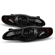 Carica l&#39;immagine nel visualizzatore di Gallery, Xtune Chevy Monte Carlo 00-05 OEM Style Headlights Black Smoked HD-JH-CMC00-AM-BSM