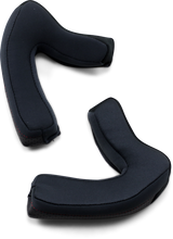 Carica l&#39;immagine nel visualizzatore di Gallery, Z1R Road Maxx Cheek Pads - Black - Medium 0134-2610