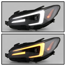 Carica l&#39;immagine nel visualizzatore di Gallery, Spyder Subaru Impreza WRX 15-20 Halogen Model Projector Headlights - Black PRO-YD-SWRX15SI-SBSEQ-BK