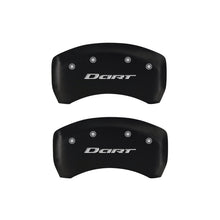 Cargar imagen en el visor de la galería, MGP 4 Caliper Covers Engraved Front &amp; Rear With out stripes/Dart Red finish silver ch