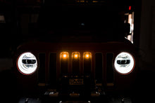Load image into Gallery viewer, DV8 Offroad 2020+ Jeep JT Grill Amber Marker Lights