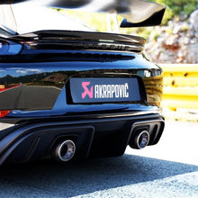 गैलरी व्यूवर में इमेज लोड करें, Akrapovic 2020+ Porsche Cayman GT4 (718) Tail Pipe Set (Titanium)