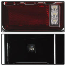 Carica l&#39;immagine nel visualizzatore di Gallery, Spyder 07-16 Jeep Wrangler Version 2 Light Bar LED Tail Lights - Red Clear (ALT-YD-JWA07V2-LBLED-RC)