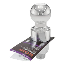 Load image into Gallery viewer, Curt 2in Trailer Ball (1in x 2-1/8in Shank 1in Rise 6000lbs Chrome)