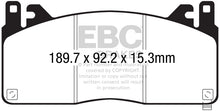 गैलरी व्यूवर में इमेज लोड करें, EBC 15-17 Ford Mustang Shelby GT350/GT350R Yellowstuff Front Brake Pads