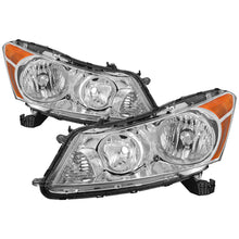 Charger l&#39;image dans la galerie, xTune Honda Accord 0-12 Sedan Only OEM Style Headlight - OEM Chrome HD-JH-HA08-4D-C