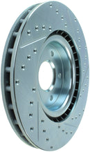 Laden Sie das Bild in den Galerie-Viewer, StopTech Select Sport Nissan Slotted and Drilled Right Front Rotor