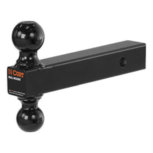 Carica l&#39;immagine nel visualizzatore di Gallery, Curt Multi-Ball Mount (2in Solid Shank 2in &amp; 2-5/16in Black Balls)