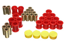 गैलरी व्यूवर में इमेज लोड करें, Energy Suspension 95-98 Nissan 240SX (S14) Red Rear Control Arm Bushing Set (Must reuse existing out