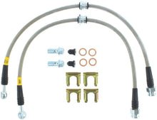 Charger l&#39;image dans la galerie, StopTech 00-05 Mitsubishi Eclipse / 01-05 Dodge Stratus Stainless Steel Front Brake Lines