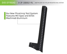 Load image into Gallery viewer, DV8 Offroad 2007-2018 Jeep JK A Pillar Mounted Rail System