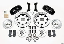 Laden Sie das Bild in den Galerie-Viewer, Wilwood Dynapro 6 Front Hub Kit 12.19in Drilled 79-87 GM G Body