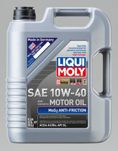Load image into Gallery viewer, LIQUI MOLY 5L MoS2 Anti-Friction Motor Oil 10W40 - Single