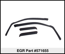 Carica l'immagine nel visualizzatore di Gallery, EGR 2019 Chevy 1500 Crew Cab In-Channel Window Visors - Matte Black