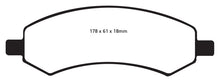गैलरी व्यूवर में इमेज लोड करें, EBC 06-09 Chrysler Aspen 4.7 Yellowstuff Front Brake Pads