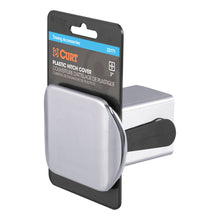 Load image into Gallery viewer, Curt 2in Chrome Plastic Hitch Tube Cover (Packaged)