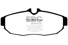 Laden Sie das Bild in den Galerie-Viewer, EBC 05-10 Ford Mustang 4.0 Redstuff Rear Brake Pads