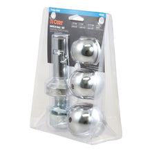 Carica l&#39;immagine nel visualizzatore di Gallery, Curt Switch Ball Trailer Ball Set (1-7/8in 2in &amp; 2-5/16in Balls 1in x 2-1/4in Shank)