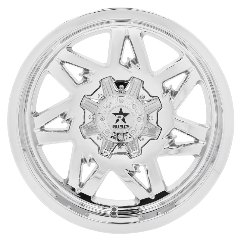 RBP 71R Avenger 20x10 8x165.1 BP / 4.5 BS -25mm Offset 121.3mm CB (Hub Centric) Chrome Wheel