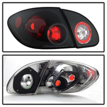 Carica l&#39;immagine nel visualizzatore di Gallery, Spyder Toyota Corolla 03-08 Euro Style Tail Lights Black ALT-YD-TC03-BK