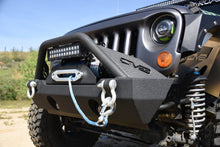 गैलरी व्यूवर में इमेज लोड करें, DV8 Offroad 07-18 Jeep Wrangler JK/JL FS-15 Steel Stubby Front Bumper w/ Fog Lights