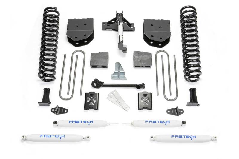 Fabtech 05-07 Ford F350 4WD 6in Basic System w/Perf. Shocks